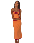 The Sunday Midi Skirt in Citrus