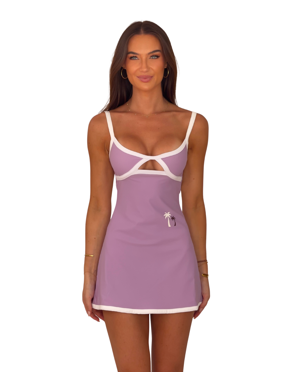 The Sunday Mini Dress in Lilac