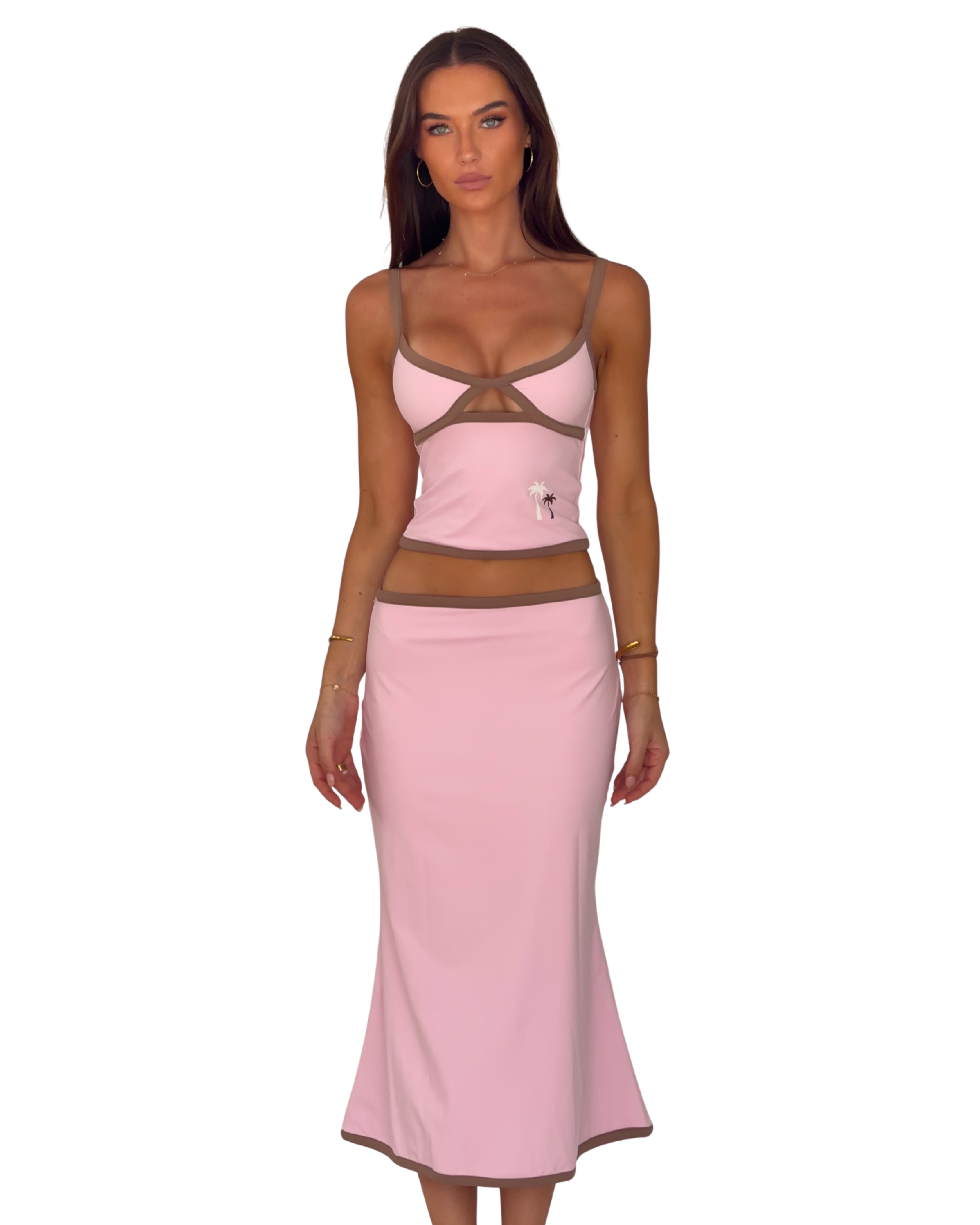 The Sunday Midi Skirt in Sorbet