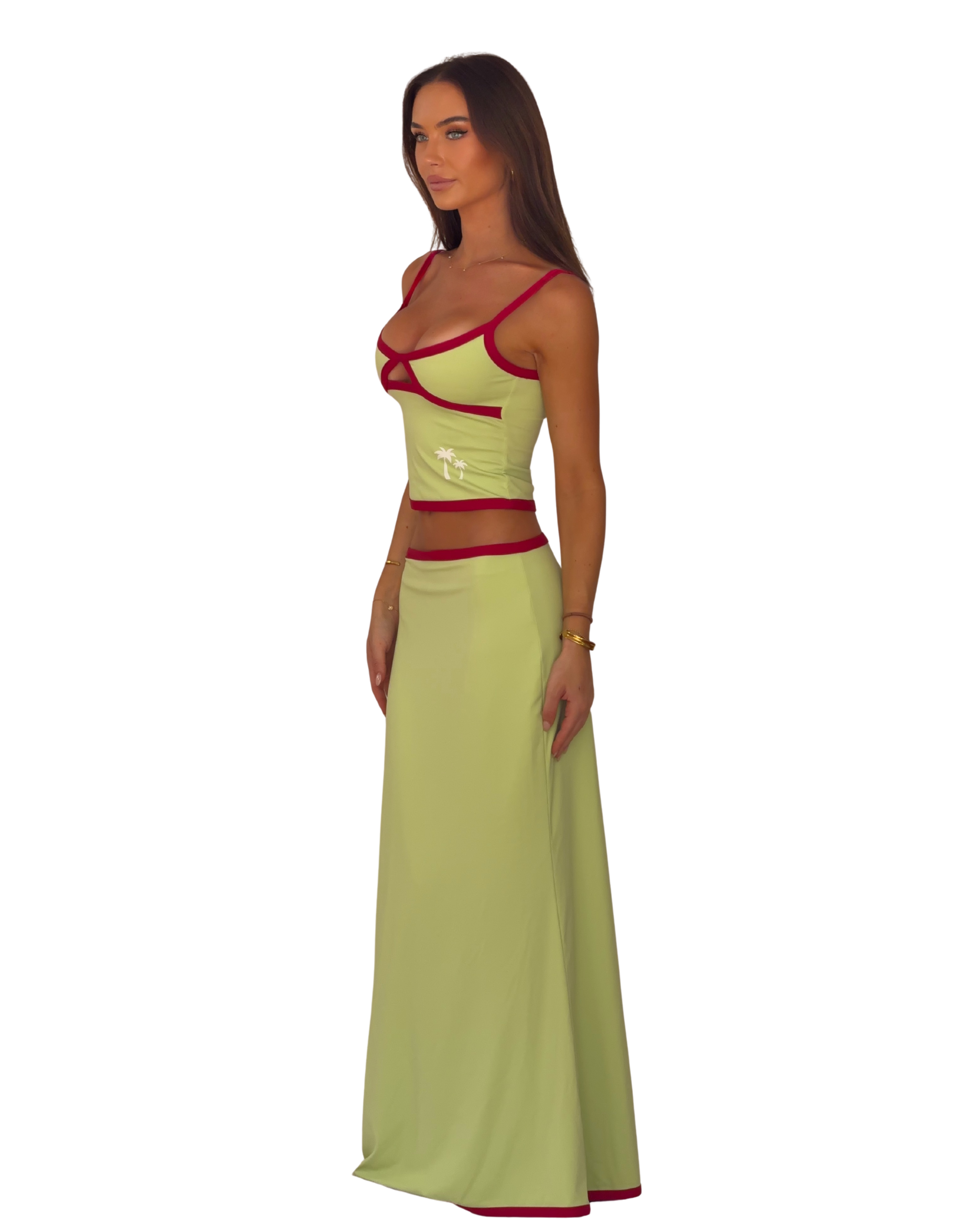 The Sunday Maxi Skirt in Citrus