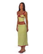 The Sunday Midi Skirt in Citrus