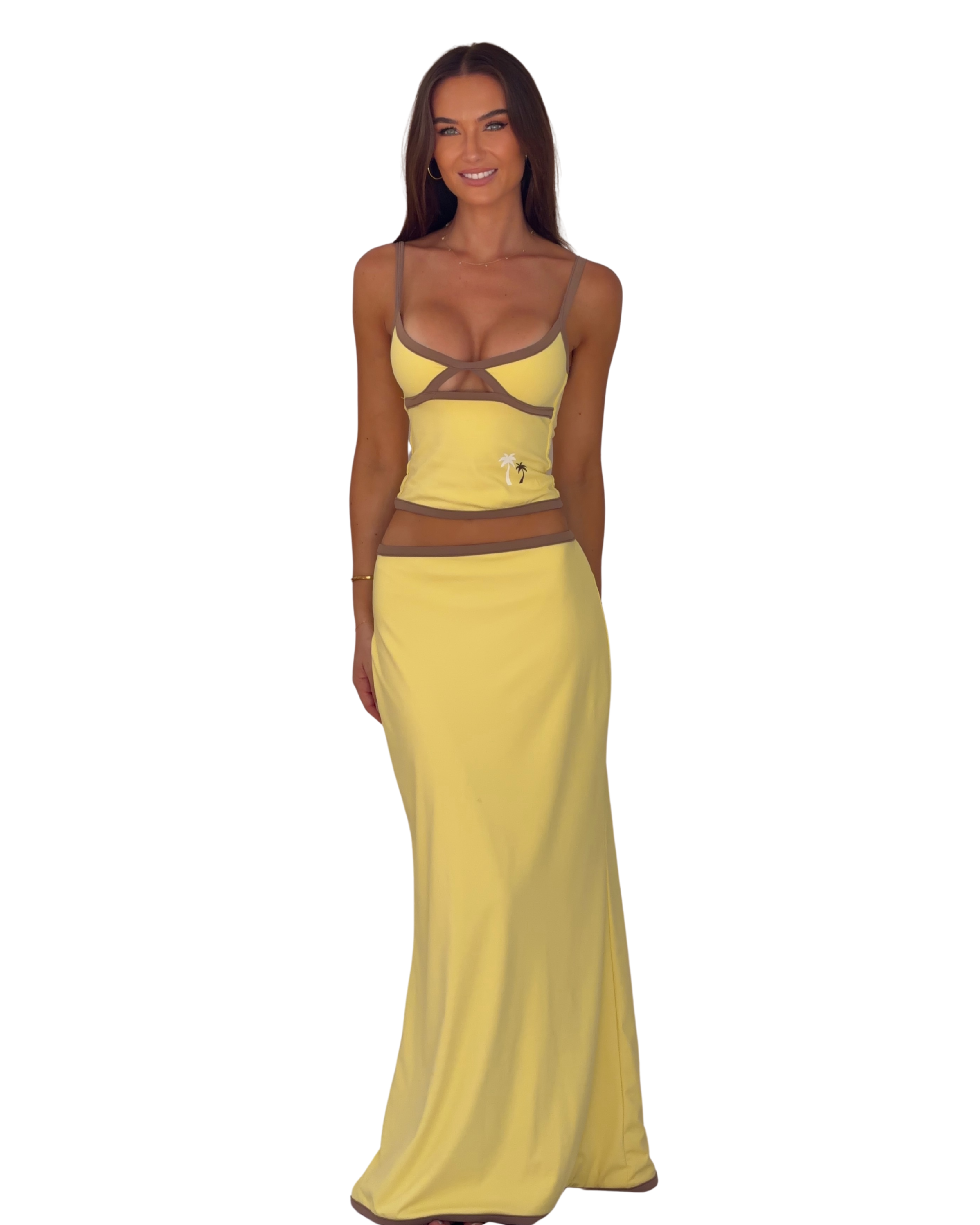 The Sunday Maxi Skirt in Sorbet