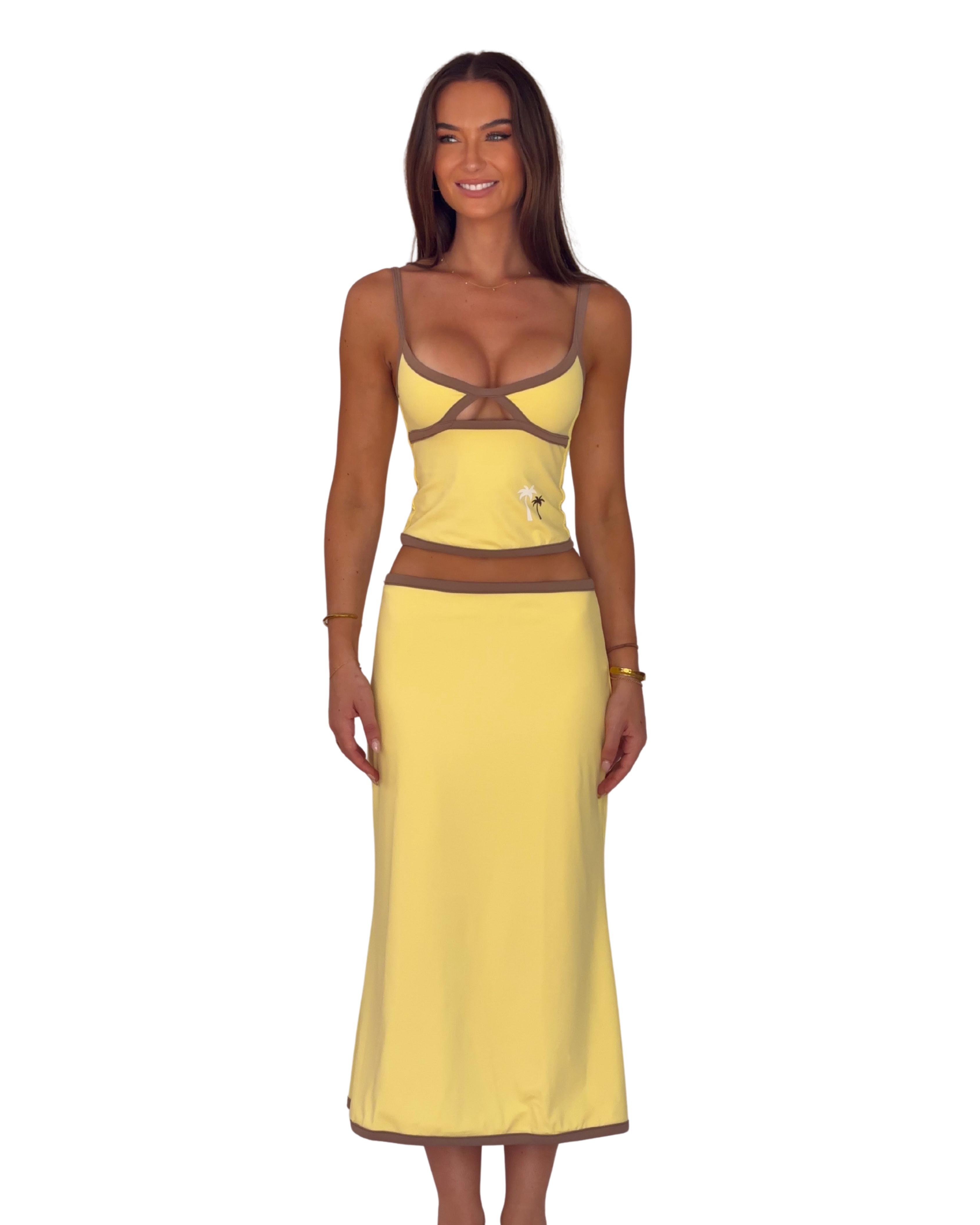 The Sunday Midi Skirt in Sorbet