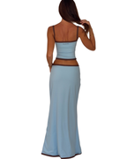 The Sunday Maxi Skirt in Bluebell
