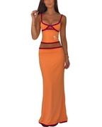 The Sunday Maxi Skirt in Citrus
