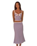The Sunday Midi Skirt in Lilac