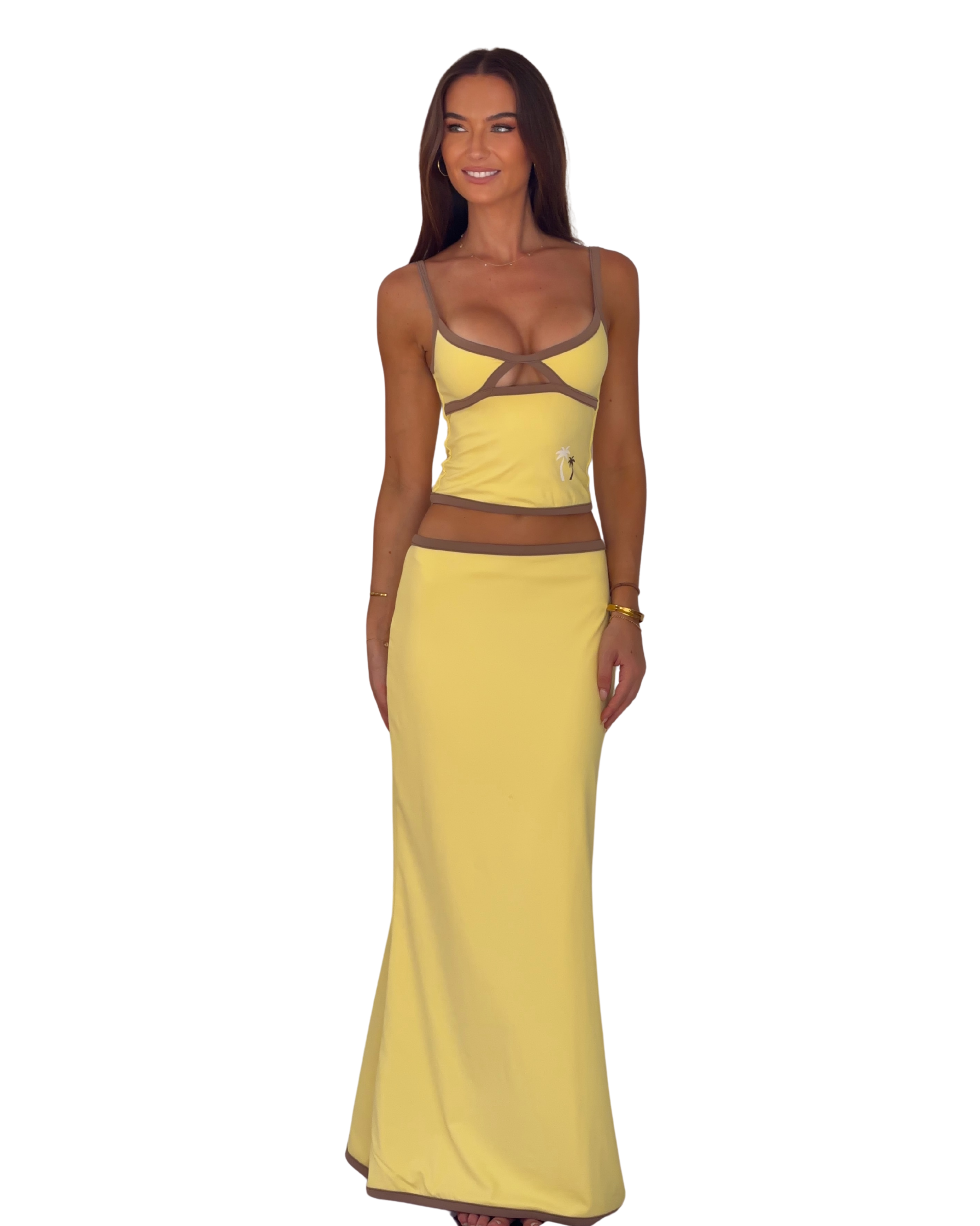 The Sunday Maxi Skirt in Sorbet