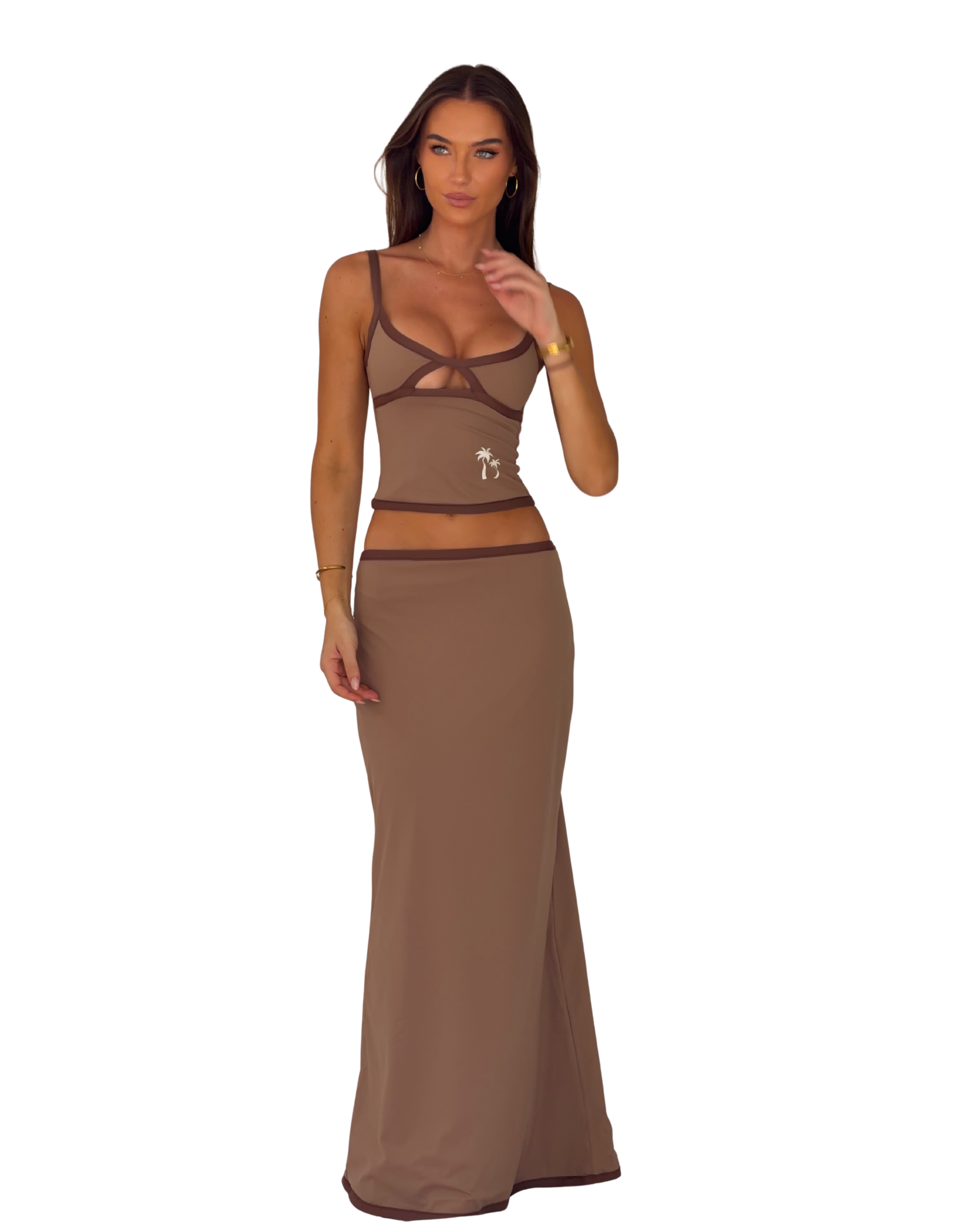 The Sunday Maxi Skirt in Bluebell