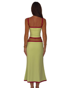 The Sunday Midi Skirt in Citrus