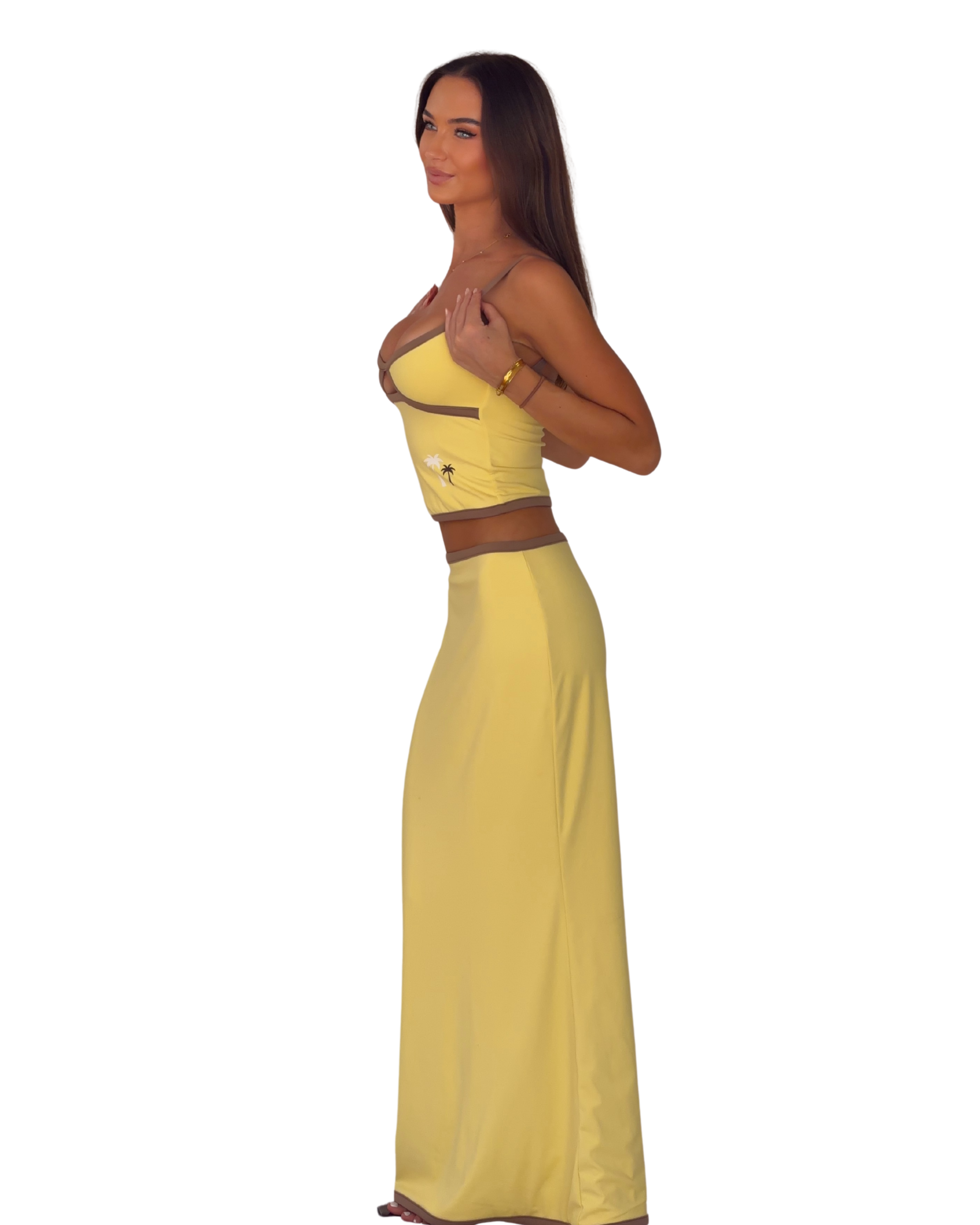 The Sunday Maxi Skirt in Sorbet