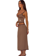 The Sunday Midi Skirt in Bluebell