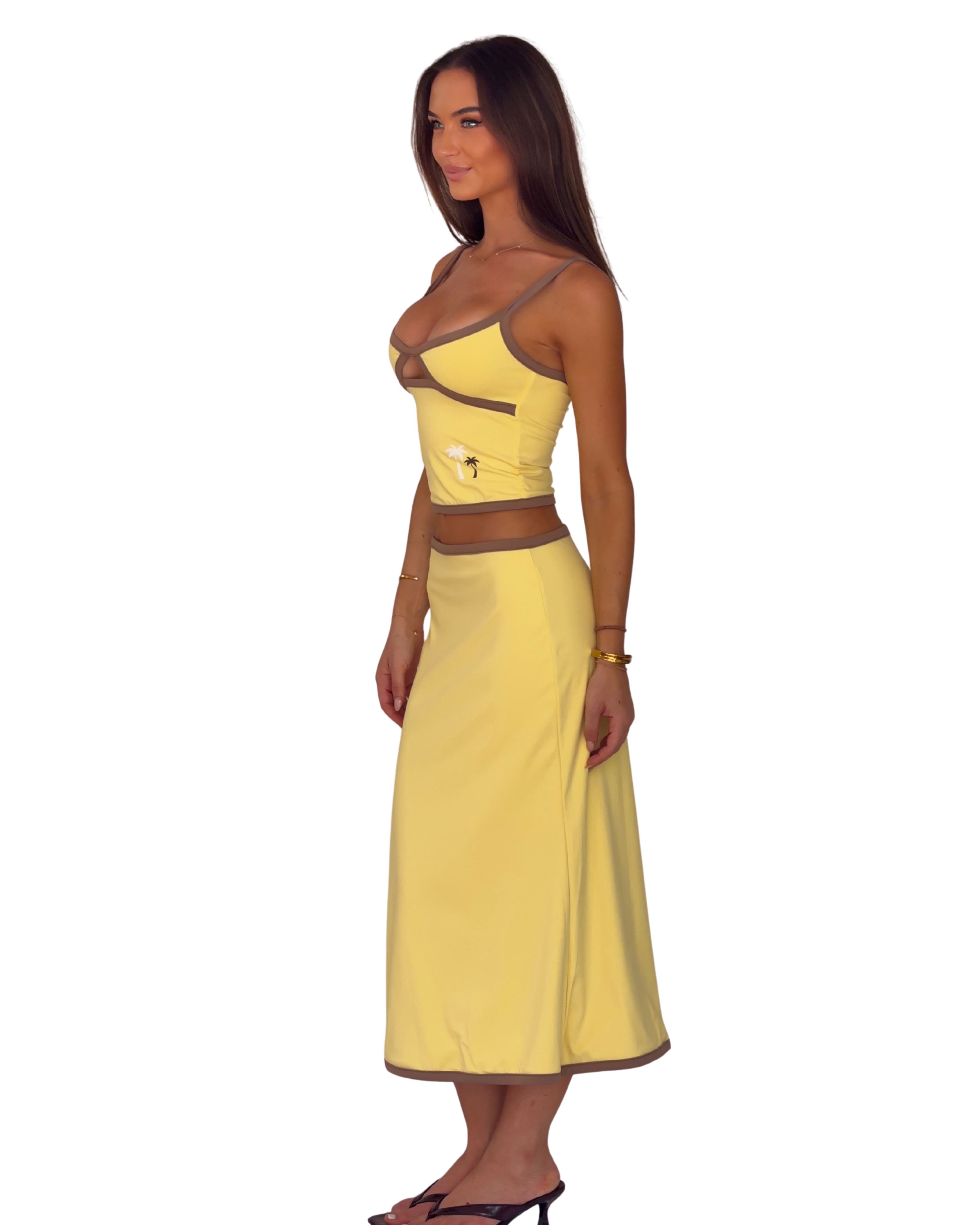 The Sunday Midi Skirt in Sorbet