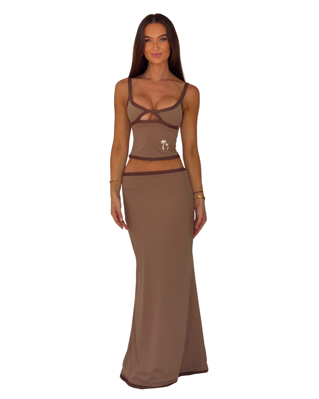 The Sunday Maxi Skirt in Bluebell