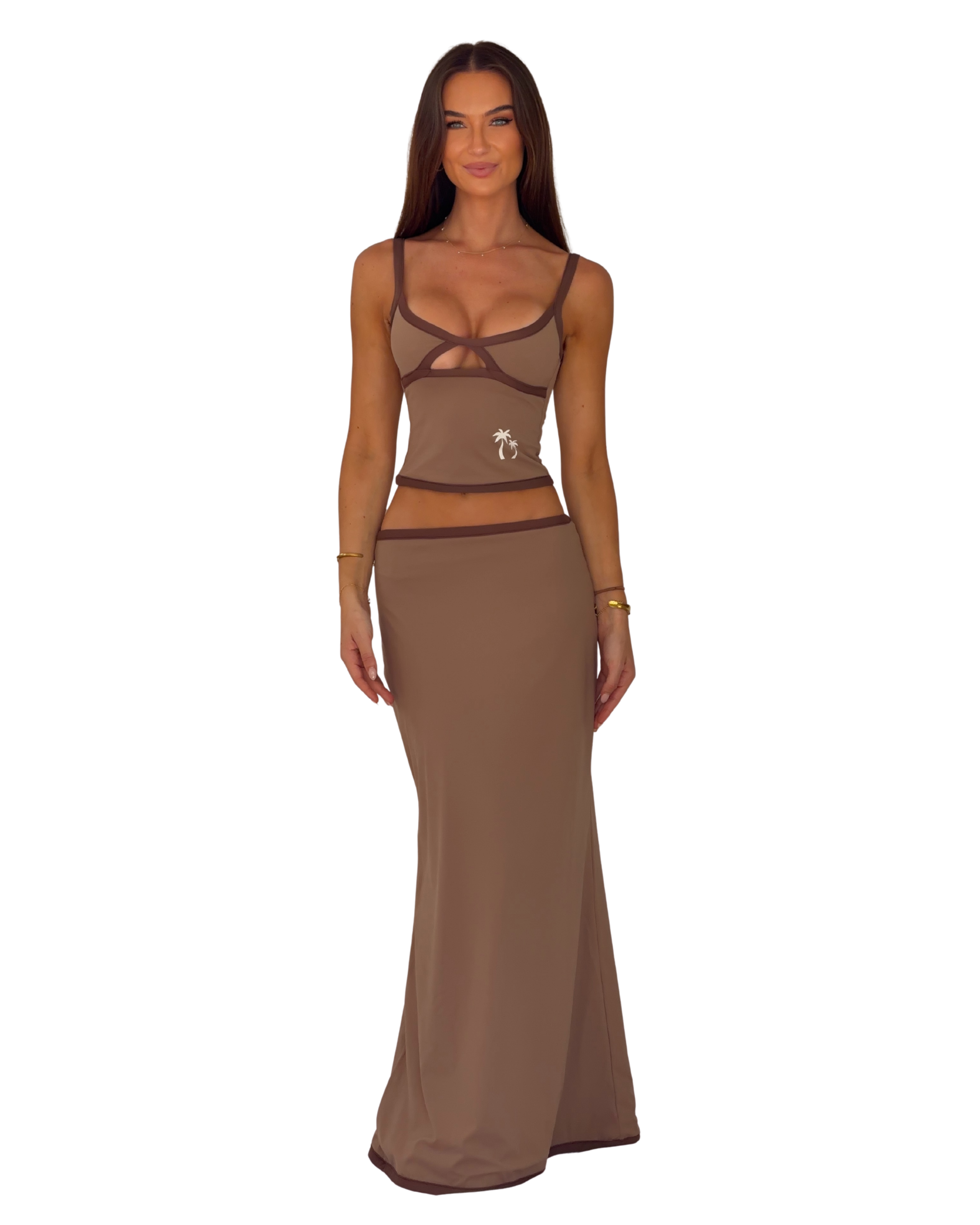 The Sunday Maxi Skirt in Bluebell