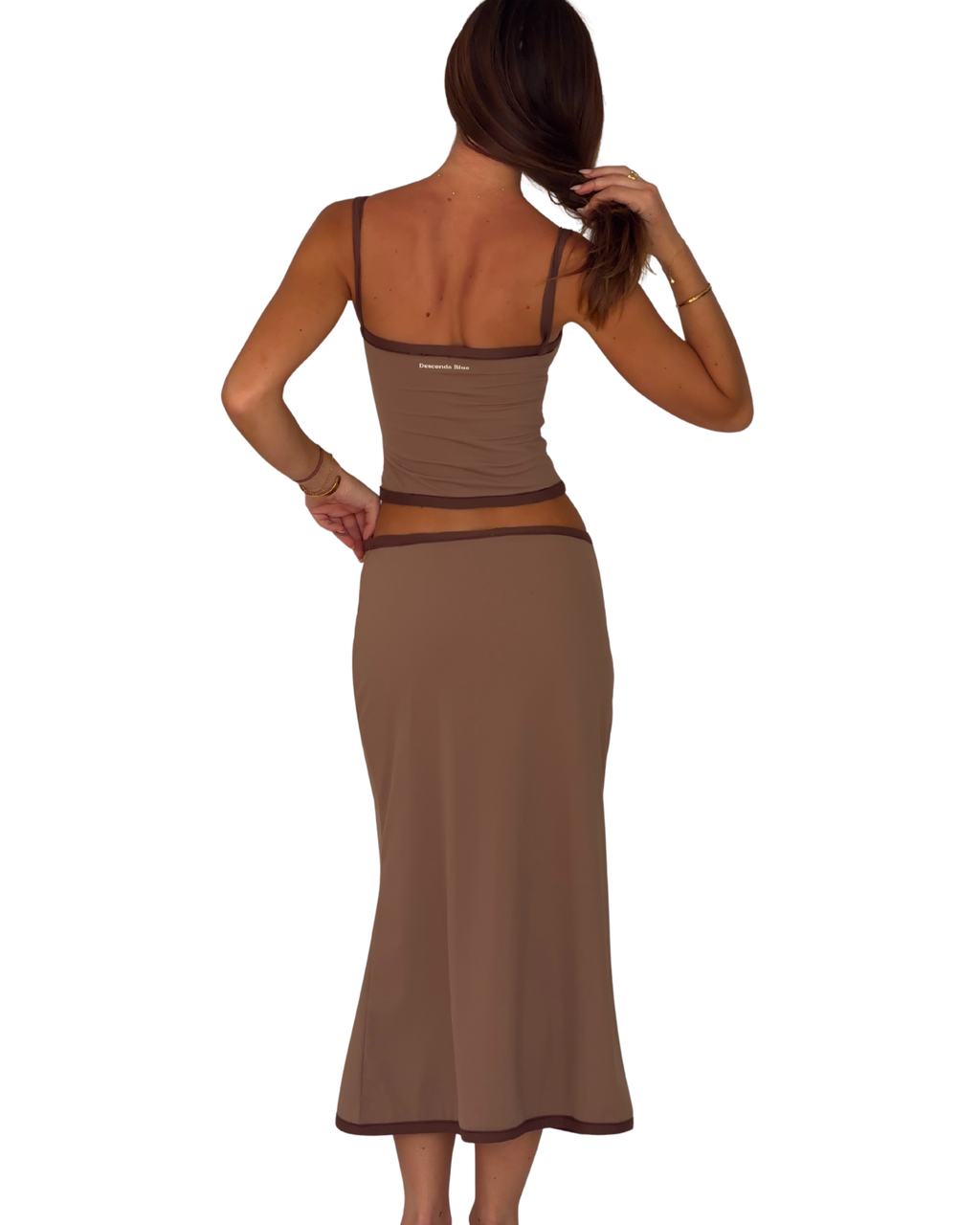 The Sunday Midi Skirt in Bluebell