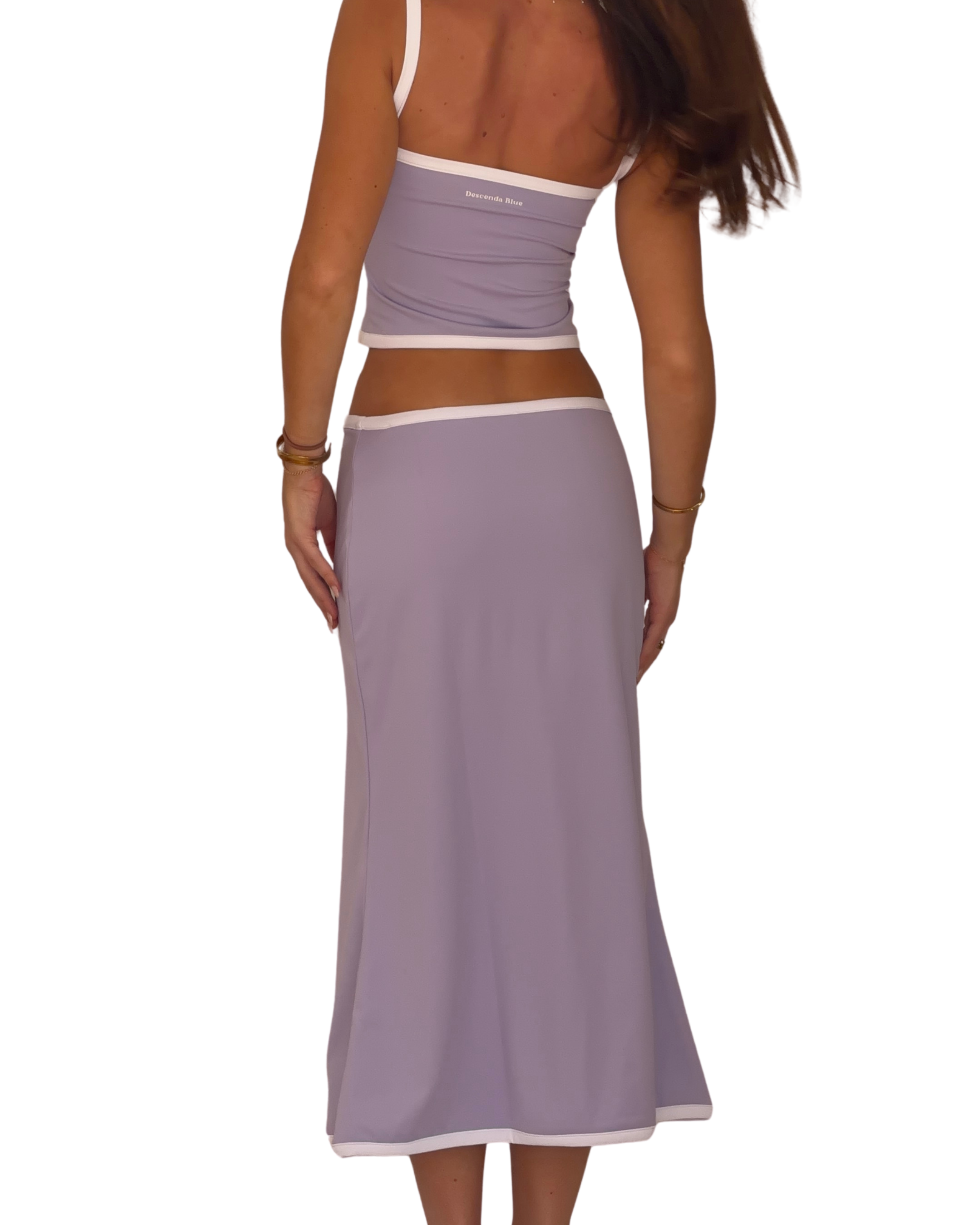 The Sunday Midi Skirt in Lilac