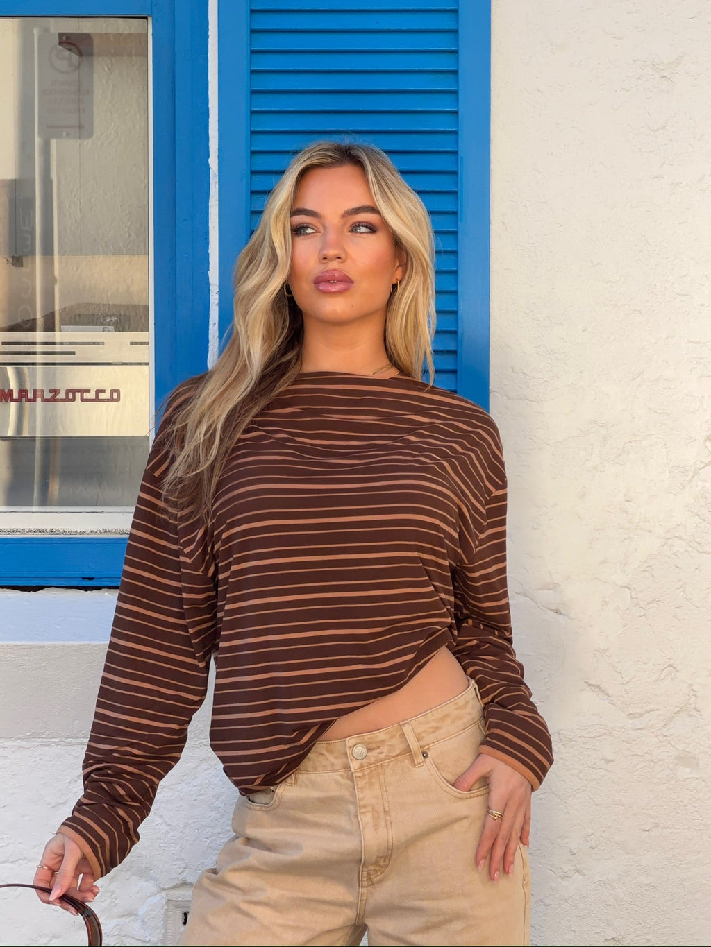 PRE-ORDER The Bower Long Sleeve - Brown