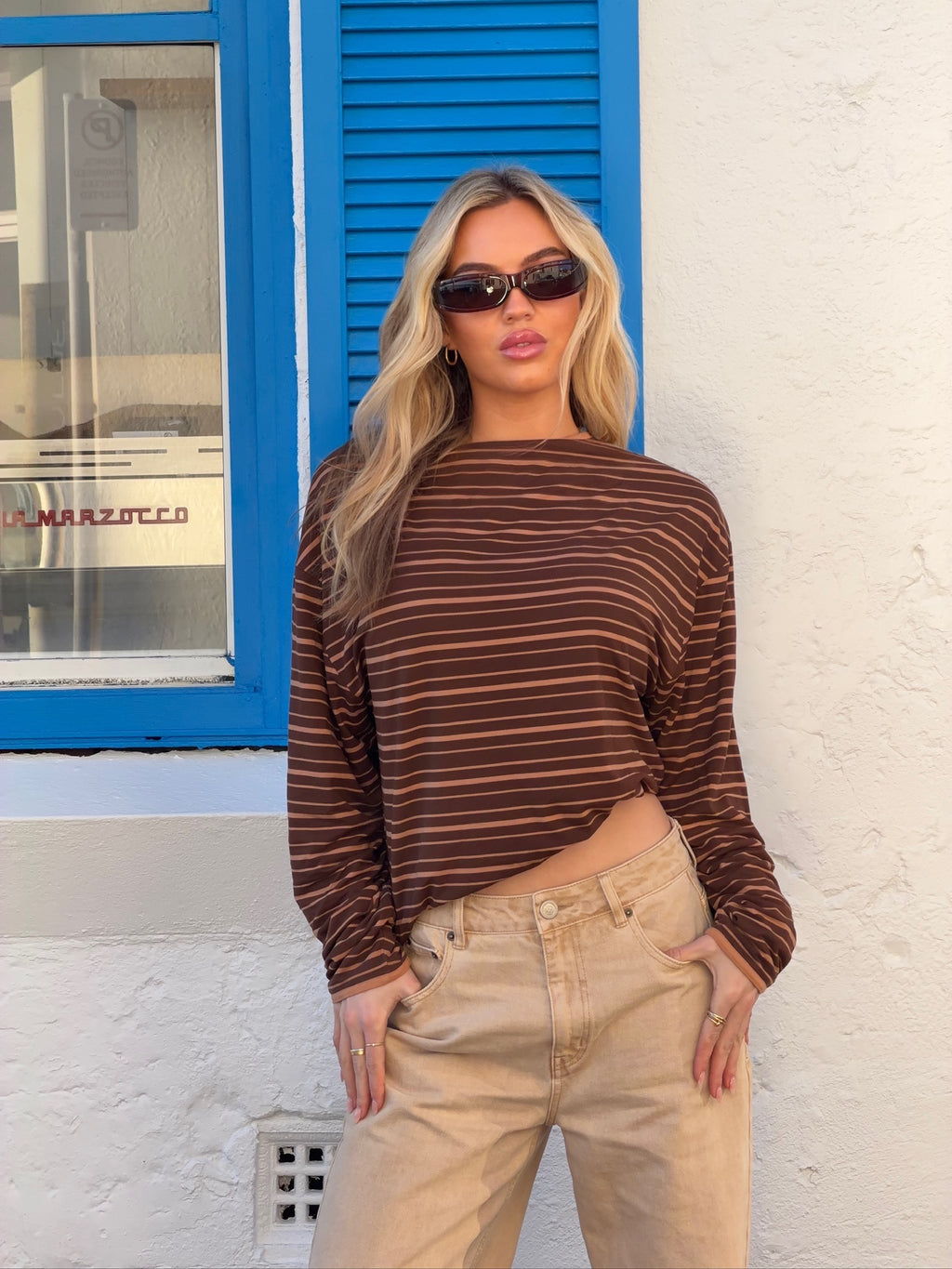 PRE-ORDER The Bower Long Sleeve - Brown