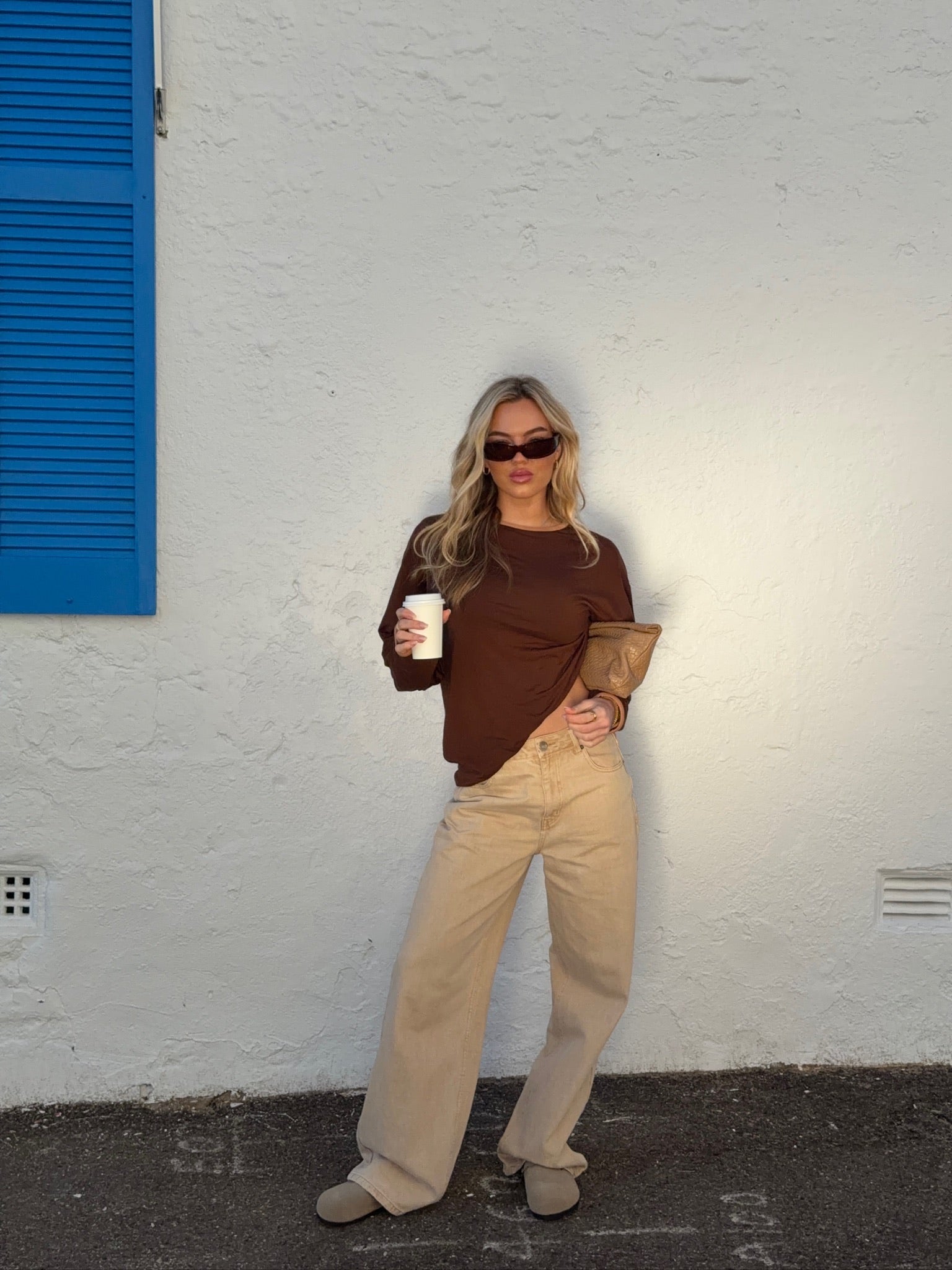 PRE-ORDER The Bower Long Sleeve - Brown