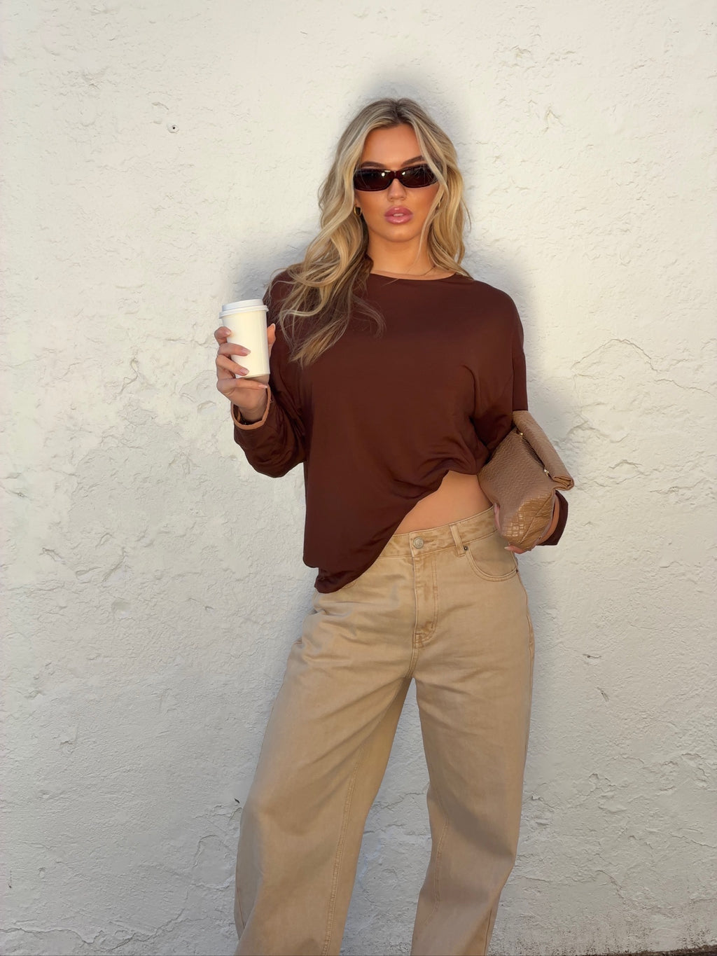 PRE-ORDER The Bower Long Sleeve - Brown
