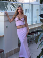 The Sunday Maxi Skirt in Sorbet